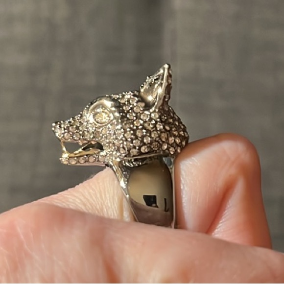 Alexis Bittar Woodland Fantasy Pavé Fox Ring - Picture 9 of 17